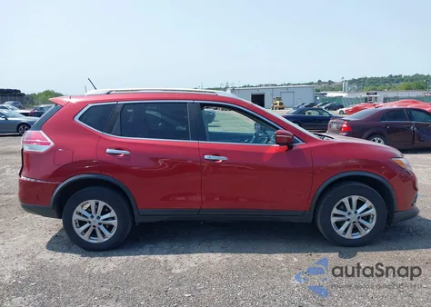 2016 Nissan Rogue Sv из США, поврежденный, VIN KNMAT2MV6GP652054